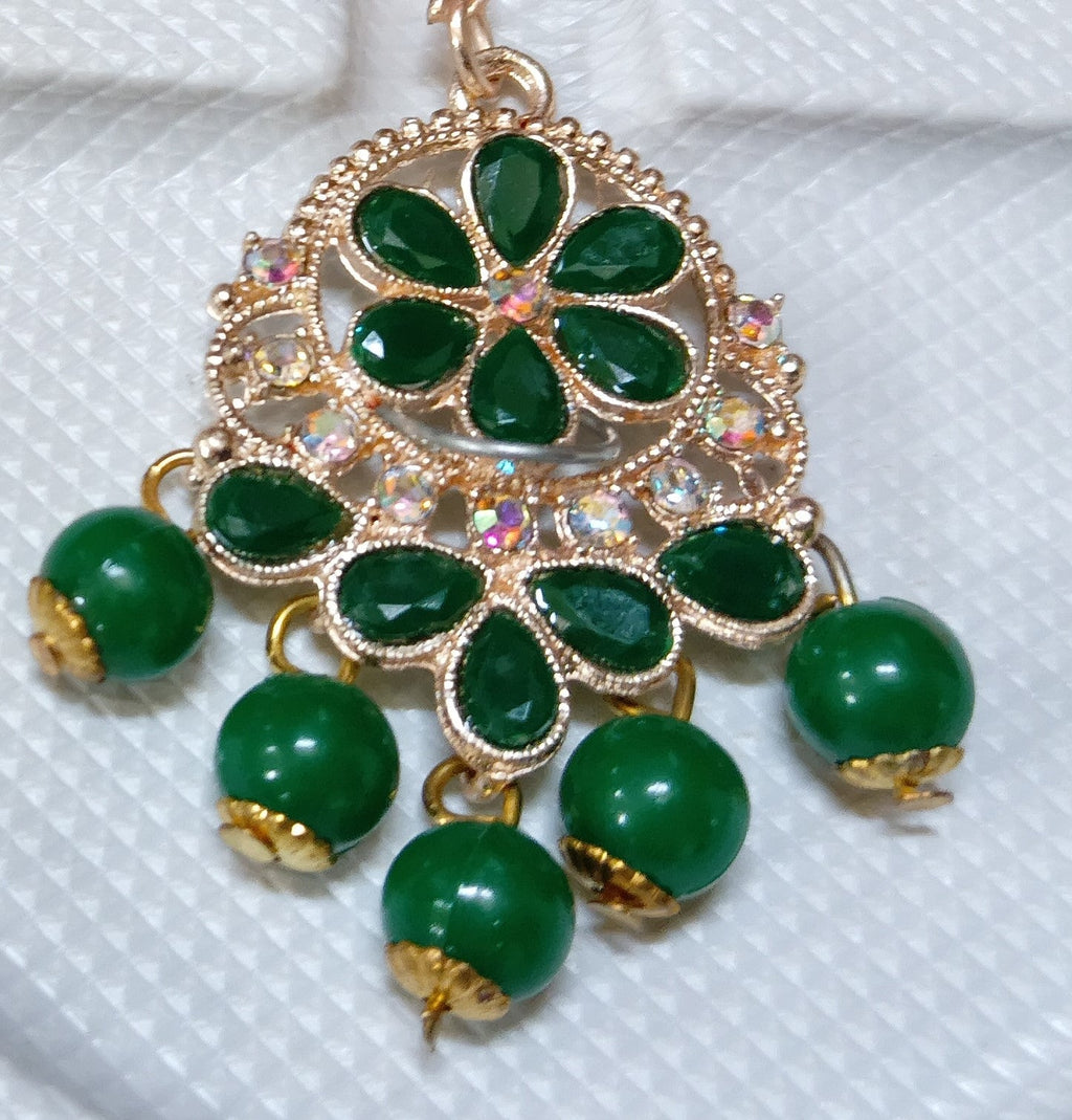Necklace earing and maang tika js04 - TRSMALL