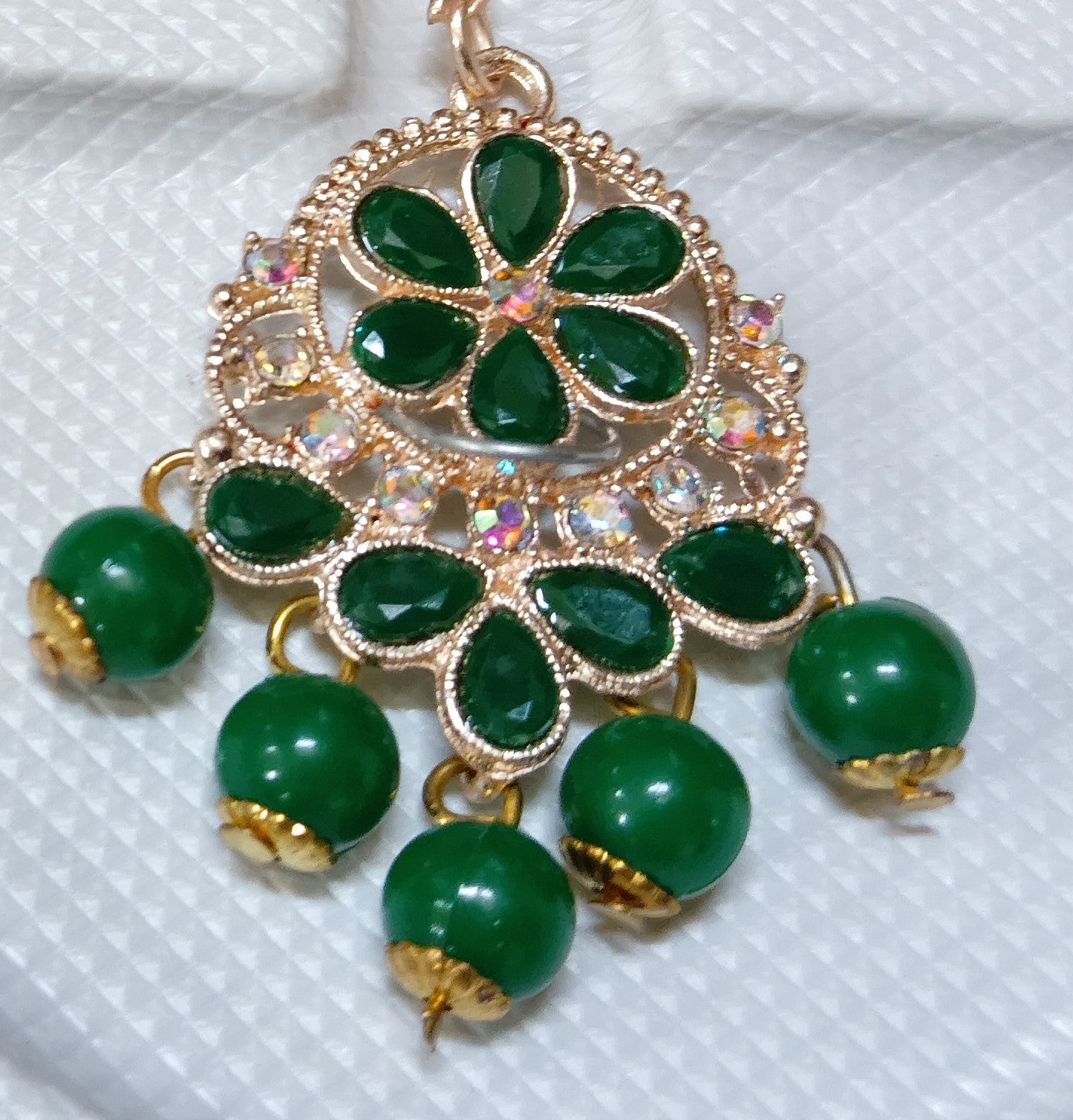Necklace earing and maang tika js04 - TRSMALL