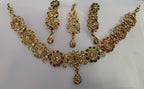 Necklace earing and maang tika js05 - TRSMALL
